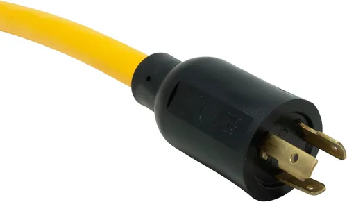 Miniatura 2 de Cable divisor Y de 2 tomas de salida de generador Southwire - Convierte un enchufe único a dobles tomas de salida de 15A - Enchufes moldeados