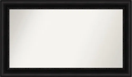 Miniatura 608 de Amanti Art Espejo personalizado, espejo de baño negro puente, espejo de pared o espejo de tocador de baño sobre el fregadero (26 x 26 pulgadas)