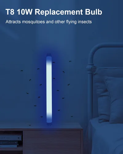 Miniatura 4 de Shootingstar Exterminador de Insectos - Bombilla de Repuesto de 10W para Exterminador de Insectos de Interior de 20W, Tubo de Luz BL T8 F10W