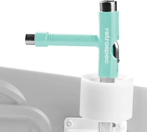 Miniatura 6 de Retrospec Upkeep - Herramienta de patinaje portátil multifunción todo en uno con llave Allen 2 en 1 y destornillador Phillips para ajustar y apretar