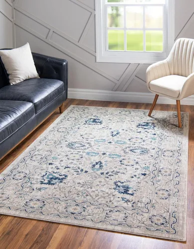 Miniatura 12 de Unique Loom Oslo Collection - Alfombra de área Osterbro (2 pies x 5 pies 1 pulgada, beige/marrón claro)