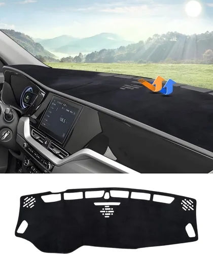 Miniatura 23 de Autorder Cubierta de salpicadero para Hyundai Sonata 2006 2007 2008 Accesorios Cubierta de tablero Actualización de franela Dash Mat Parasol