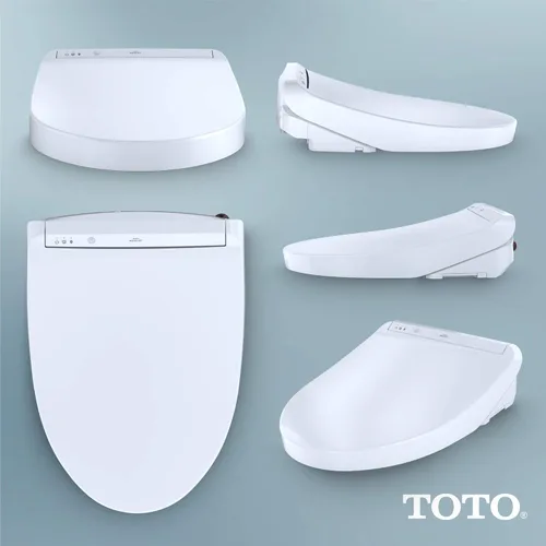 Miniatura 7 de TOTO® WASHLET® K300 - Asiento de inodoro electrónico con bidé con calentamiento instantáneo de agua, limpieza PREMIST y EWATER+ con varita, Algodón