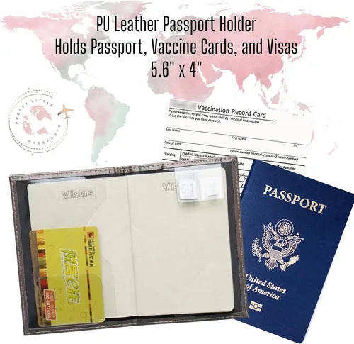 Miniatura 2 de Funda para pasaporte cromada Libro USA, plateado, Funda para pasaporte