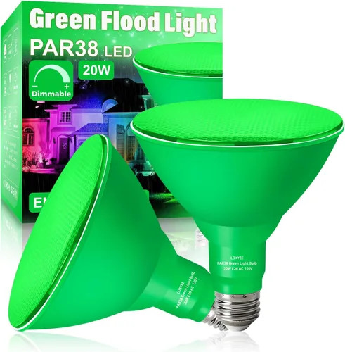 Miniatura 15 de PAR38 Bombillas LED de inundación para exteriores, paquete de 2 unidades, regulables 20 W (equivalente a 200 W) bombillas de inundación de base E26