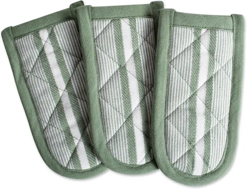 Miniatura 6 de DII Double Strip Chef - Colección de cocina y horneado, juego de asas de sartén, 6 x 3, aguamarina, 3 piezas
