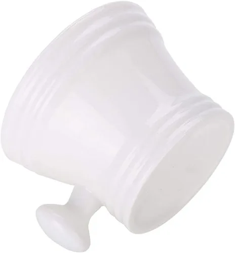Miniatura 9 de Tazón de jabón de afeitar de plástico de 2 colores Tazón de jabón de afeitar de espuma Tazón de crema con mango pequeño Tazón de afeitar