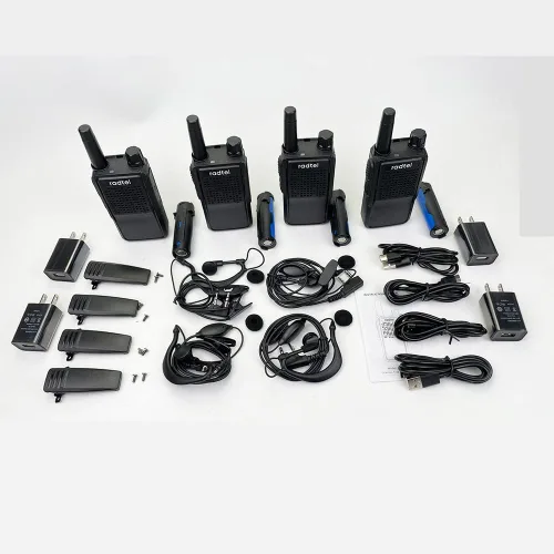 Miniatura 7 de Radtel RT-518 Walkie Talkies recargables para adultos, radio bidireccional FRS de mano de largo alcance, 22 canales, manos libres VOX para camping