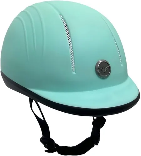 Miniatura 13 de Casco de equitación TuffRider básico para principiantes Cómodo equipo de protección para la cabeza ecuestre - Certificado SEI Blanco