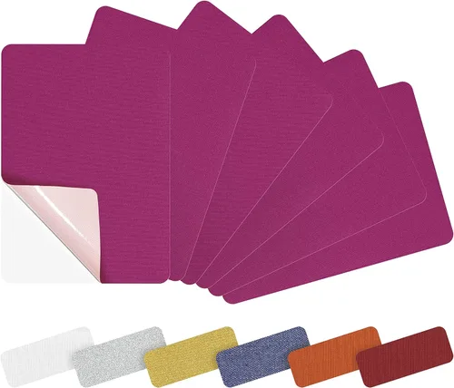 Miniatura 15 de Azobur Parches de reparación de chaquetas de plumón, impermeables, autoadhesivos, parches de tela de nailon para chaquetas hinchadas