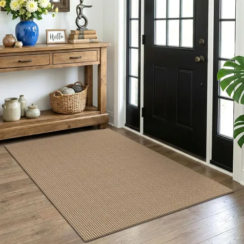 Miniatura 19 de EARTHALL Alfombra de pasillo 3x14 pies, alfombras lavables extra largas para pasillos, tejidas, antideslizante, alfombra trenzada para entrada