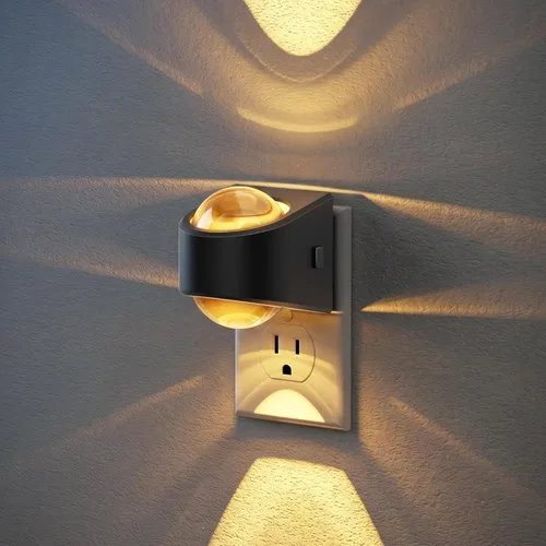 Miniatura 15 de JandCase Luz de Noche LED, Luces Nocturnas Regulables Enchufables en la Pared, Luz Nocturna Moderna con Sensor de Luz Automático de Encender/Apagar
