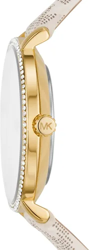 Miniatura 2 de Michael Kors Mini reloj Pyper de dos manos de acero inoxidable para mujer, Vainilla, Reloj de cuarzo