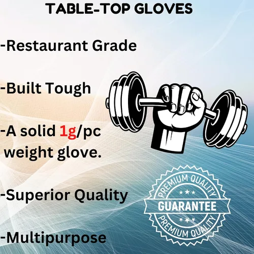 Miniatura 2 de HYGYNX Disposable Table Top Poly Gloves, Individually Wrapped Gloves Food Handling Gloves, Dining Gloves