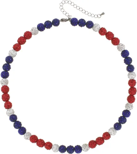 Miniatura 14 de Collar de béisbol – Collar de colección de hielo con cuentas de arcilla brillante con purpurina para hombres y niños, regalos geniales