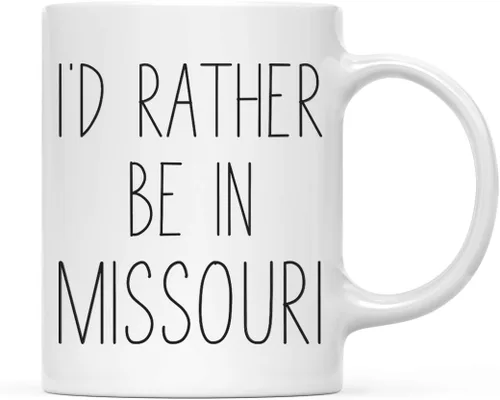 Miniatura 27 de Andaz Press Taza de café de 11 onzas, regalo con texto en inglés "I'd Rather Be in Alabama", 1 paquete, para estudiar en el extranjero, regalo