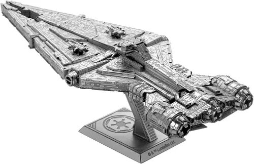 Miniatura 6 de Fascinations Metal Earth Premium Series Star Wars Imperial Light Cruiser 3D Kit de modelo de metal con pinzas