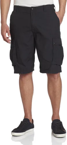 Nautica Pantalones cortos tipo cargo de sarga antidesgarros para hombre, Verde