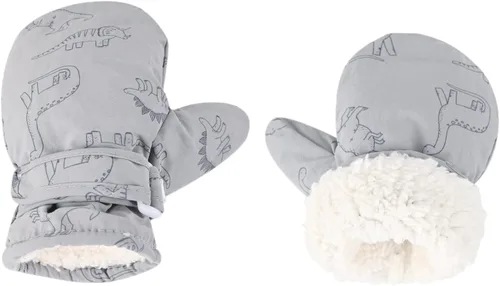 Miniatura 33 de Manoplas con forro polar para bebés, niños y niñas, guantes de invierno para niños pequeños, paquete de 2 pares