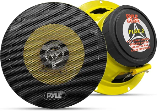 Miniatura 11 de Pyle Sistema de altavoces de tres vías para coche - Pro 6.5 pulgadas 280 vatios 4 ohmios altavoces de audio de componente de tweeter medio