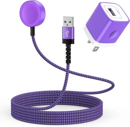 Cable magnético de carga rápida compatible con Galaxy Watch 8/8 Classic/FE 7 Ultra/6/6 Classic/5 Pro/5/4/3/Active2,5 V 1A Adaptador de cargador