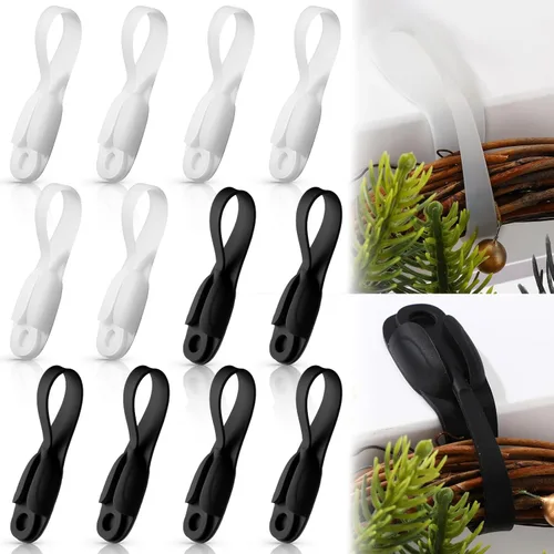Miniatura 18 de Organizador de cables para electrodomésticos, organizador de silicona autoadhesivo para cocina, freidora de aire, tostadora, accesorios de Blanco