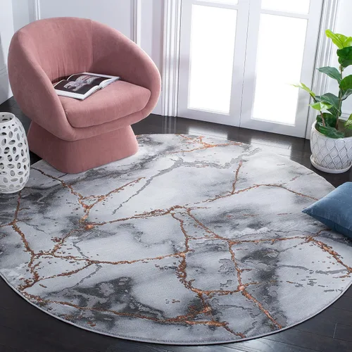 Miniatura 15 de SAFAVIEH Craft Collection Alfombra de Acento - 2' x 3', Gris y Azul, Diseño Contemporáneo, Resistente a las Manchas, Ideal para Áreas de Alto