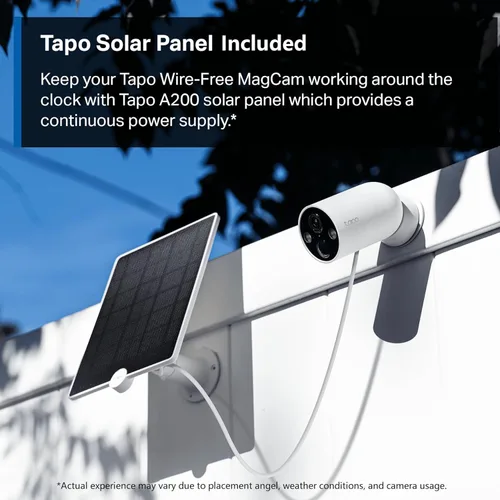 Miniatura 2 de Tapo by TP-Link MagCam sin cables, cámara de seguridad inteligente alimentada por batería 2K para interiores y exteriores, montaje magnético, visión