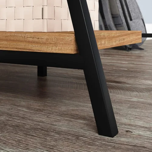 Miniatura 4 de Sauder North Avenue Escritorio para computadora con gabinete, L: 43.07" x W: 20.16" x H: 54.21", Mango Sindoori