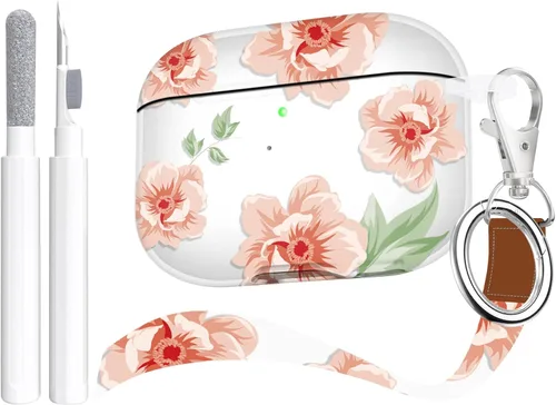 Miniatura 14 de Funda para Airpods Pro, Don't Touch Me for Airpods Pro Cover con llavero suave y linda funda a prueba de golpes para mujeres y hombres, compatible