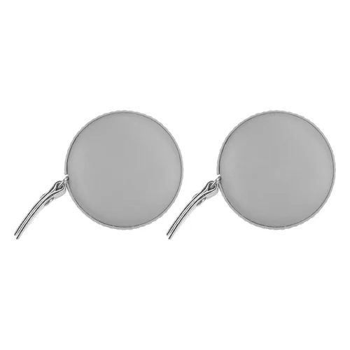 Miniatura 13 de HARFINGTON Cinta métrica retráctil redonda de 59.1 in/60 pulgadas, funda de cuero suave, tamaño de bolsillo para cuerpo, tela, medidas de costura