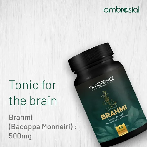 Miniatura 2 de AMBROSIAL Brahmi Cápsulas 500 mg Paquete de 1-60 Cápsulas