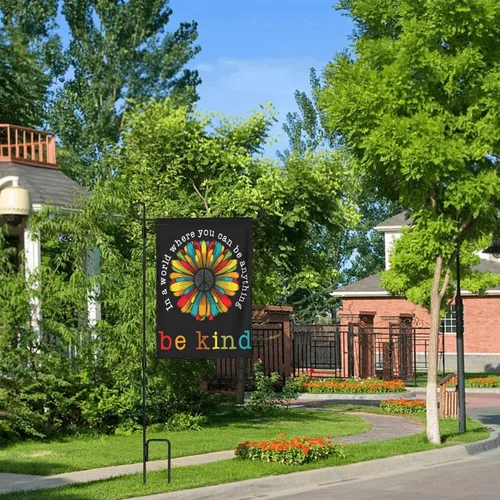 Miniatura 5 de Bandera de jardín de concientización sobre el autismo, para exteriores, 12 x 18 pulgadas, regalos florales, mini banderas de casa de campo de doble