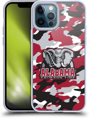 Miniatura 90 de Head Case Designs Funda de gel suave con licencia oficial de la Universidad de Alabama UA Collage compatible con Apple iPhone 13 Pro Max