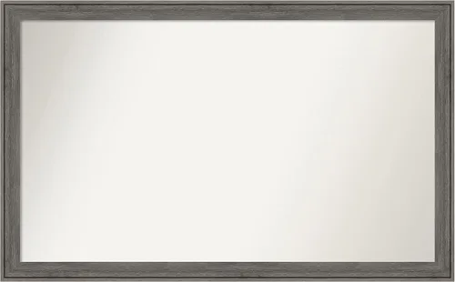 Miniatura 86 de Amanti Art Espejo personalizado, espejo de baño gris plomo a rayas, espejo de pared o espejo de tocador de baño sobre el fregadero