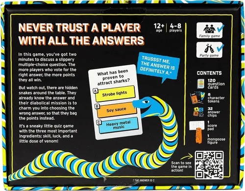 Miniatura 7 de Snakesss: Un juego de deducción social escurridizo para familias y adultos, perfecto para la noche