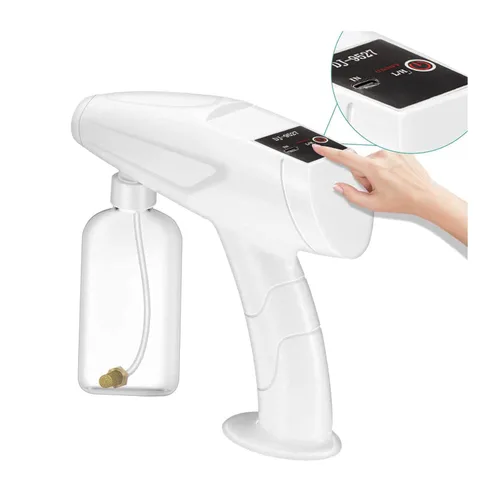Miniatura 7 de Pistola pulverizadora portátil de nano alcohol, pistola de botella eléctrica, atomizador de mano de vapor inalámbrico para el hogar, oficina