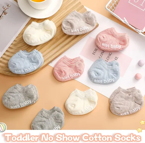 Miniatura 3 de Unittype 20 pares de calcetines antideslizantes para bebés de 0 a 12 meses para recién nacidos, calcetines antideslizantes para niños y niñas