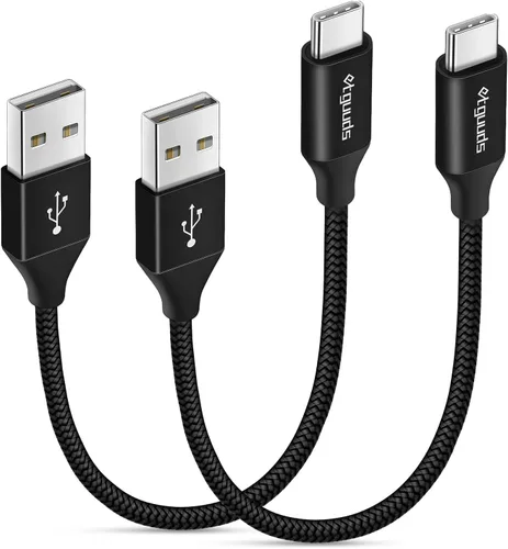 Miniatura 19 de etguuds Cable USB a USB C de 2 pies, paquete de 2 cables de carga USB A a tipo C de carga rápida para Samsung Galaxy A17 A16 A15 A26 A36 A56, S25