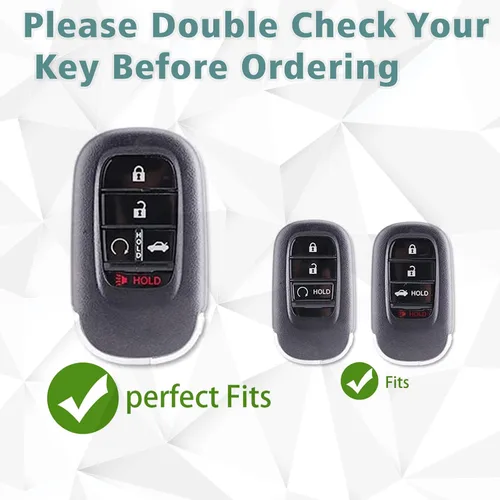 Miniatura 2 de Compatible con funda para llavero Honda 2022 2023 2024 Accord Civic CRV Pilot Odyssey 11ª generación Accesorios llavero carcasa anillo funda