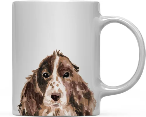 Miniatura 42 de Andaz Press Taza de café personalizada de 11 onzas para perro, Shih Tzu Shorter Haired Up Close, paquete de 1 Shih Tzu pelo más corto personalizado