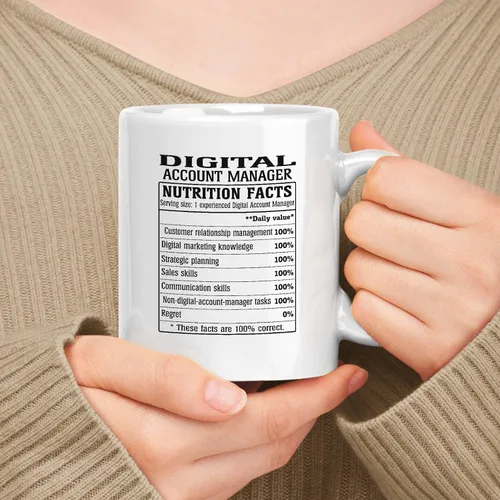 Miniatura 121 de Employee Apreciation Gift For Administrator Información nutricional, White 11oz Ceramic Mug