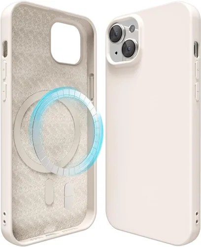 Miniatura 68 de oakxco Funda de silicona para iPhone 12 Pro Max, magnética, compatible con carga inalámbrica Magsafe, cubierta protectora de goma suave y delgada