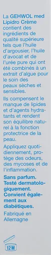 Miniatura 8 de Gehwol Med Lipidro Crema para Unisex, 2.6 onzas líquidas (paquete de 1)
