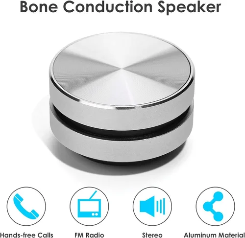 Miniatura 2 de Mini altavoz Bluetooth de conducción ósea, altavoz inalámbrico portátil, sonido de graves estéreo, altavoces portátiles creativos, reproductor