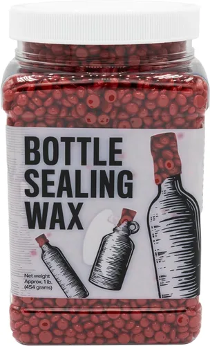 Miniatura 20 de Blended Waxes, Inc. - Cera de sellado de botellas, perlas de sello de cera de pastilla para sellado de botellas de vino, cerveza y licor, sella