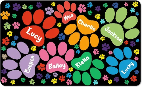 Miniatura 11 de Felpudo personalizado de texto/logotipo/foto, tapete de bienvenida personalizado con respaldo antideslizante para interiores y exteriores, tapete