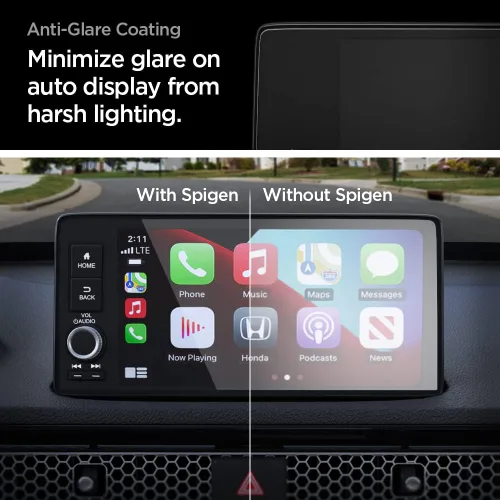 Miniatura 5 de Spigen Protector de pantalla de vidrio templado [GlasTR Slim] diseñado para Honda Civic (2026-2022), Honda CR-V (2026-2023), Honda HR-V (2026-2022)