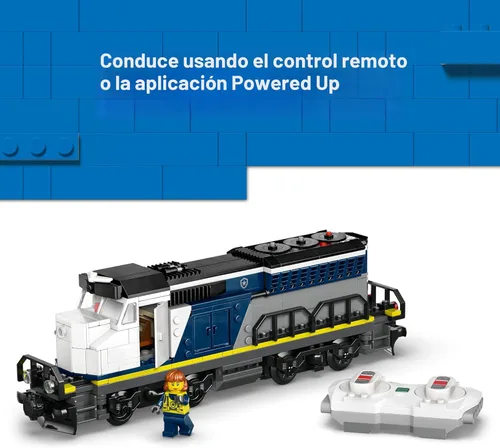 Miniatura 3 de LEGO City Police Train Heist - Juego de tren con juguete de coche de policía para niños y niñas, a partir de 7 años, juego de simulación para niños