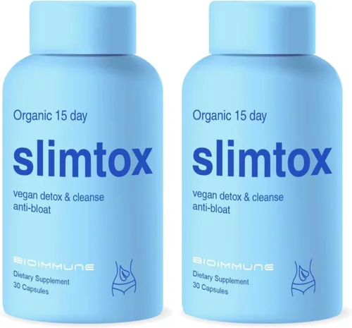 Miniatura 10 de Slimtox™ Limpieza y Desintoxicación de Colon Orgánica de 15 Días para Estómago Plano Menos Hinchazón y LBS con Probióticos - Alivio